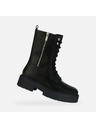 Geox Čierne dámske členkové topánky Geox Spherica EC7