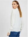 Orsay Biely dámsky rebrovaný sveter ORSAY