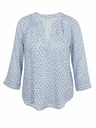 Orsay Svetlomodrá dámska vzorovaná blúzka ORSAY