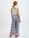 Orsay Svetlomodré dámske kvetinové nohavice ORSAY