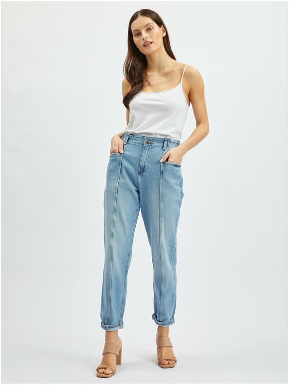 Orsay Svetlomodré dámske boyfriend džínsy ORSAY