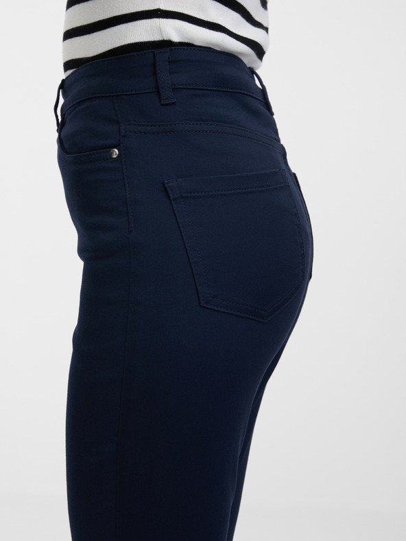 Orsay Tmavomodré dámske nohavice ORSAY