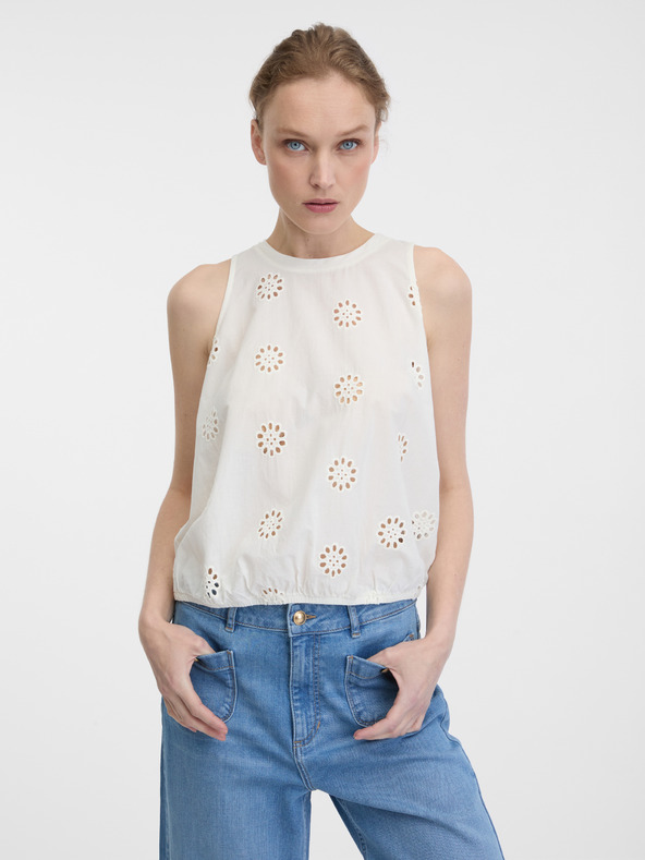 Orsay Biela dámska blúzka ORSAY