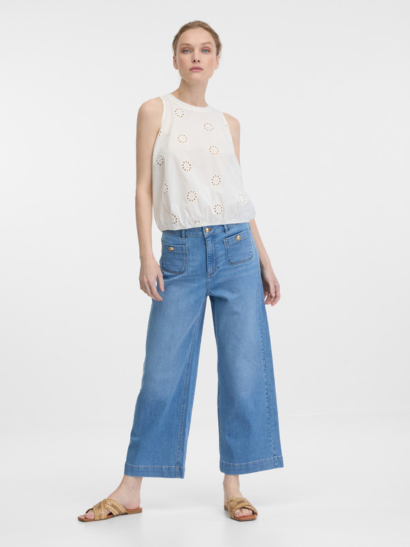 Orsay Biela dámska blúzka ORSAY