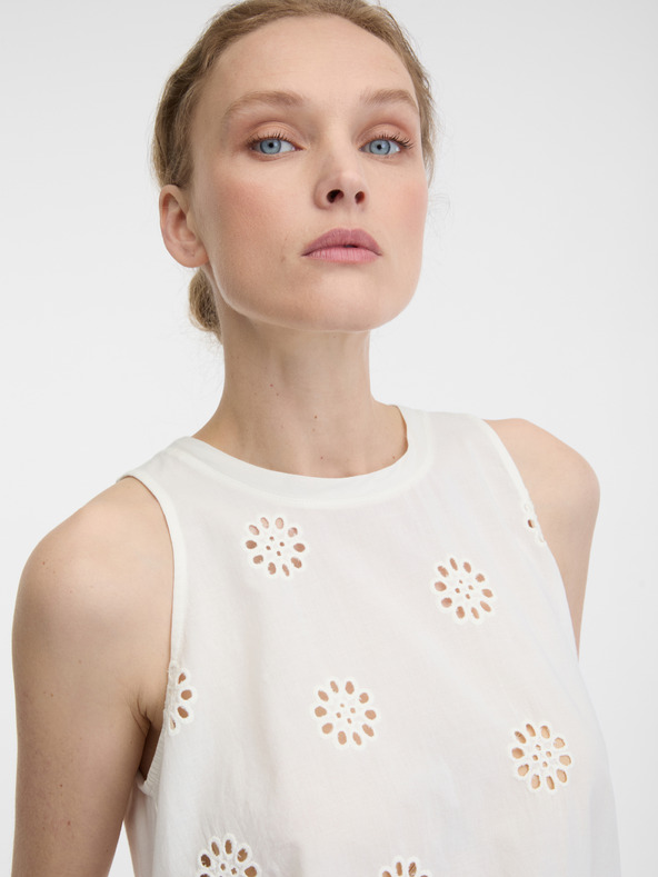 Orsay Biela dámska blúzka ORSAY