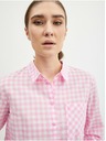 Orsay Svetloružová dámska kockovaná košeľa ORSAY