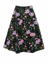 Orsay Čierna dámska kvetinová sukňa ORSAY