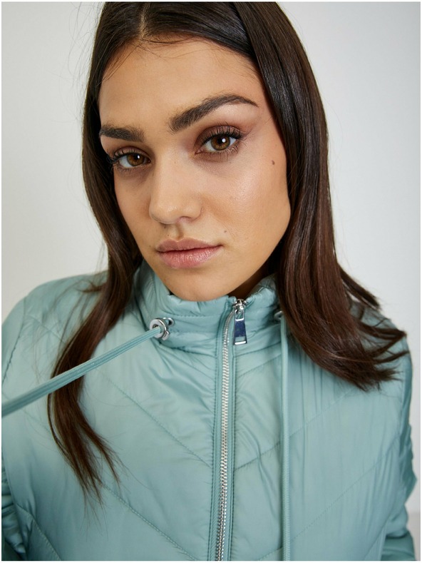 Orsay Zelená dámska ľahká prešívaná bunda ORSAY