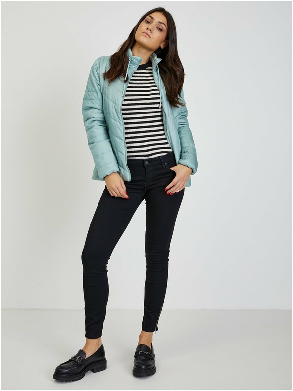 Orsay Zelená dámska ľahká prešívaná bunda ORSAY