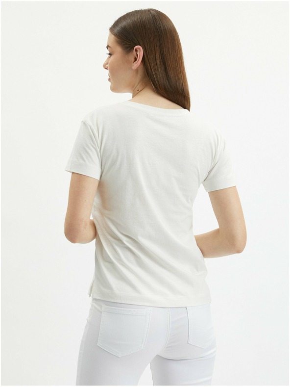 Orsay Krémové dámske tričko ORSAY