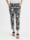 Orsay Bielo-čierne dámske vzorované nohavice ORSAY