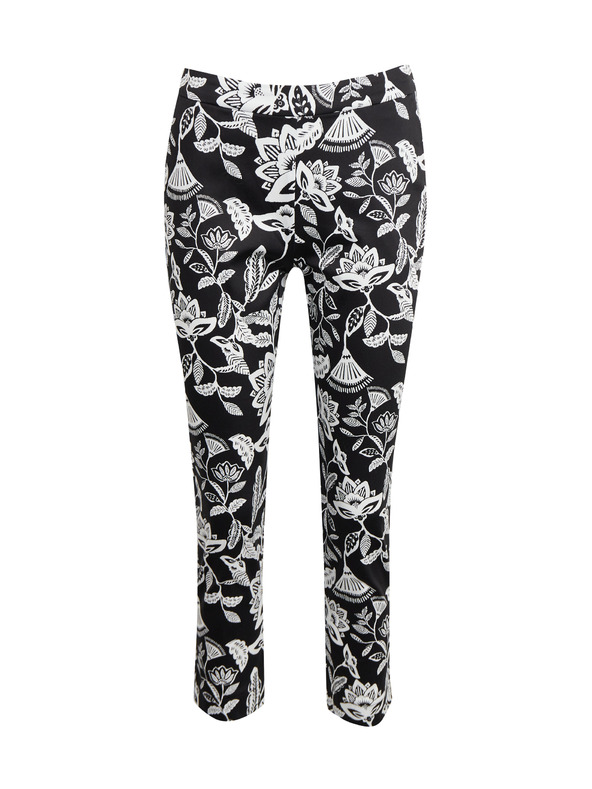 Orsay Bielo-čierne dámske vzorované nohavice ORSAY