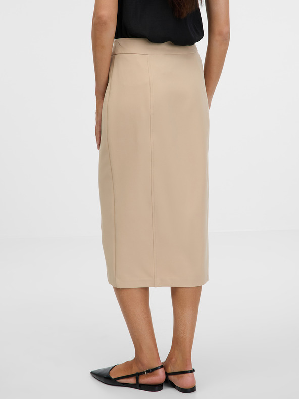 Orsay Svetlohnedá dámska sukňa ORSAY