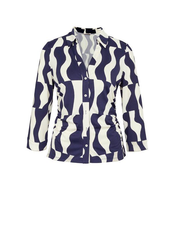 Orsay Tmavomodrá dámska blúzka s golierom ORSAY