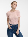 Orsay Svetloružová dámska blúzka ORSAY