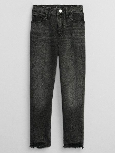 GAP Detské džínsy mom black GAP