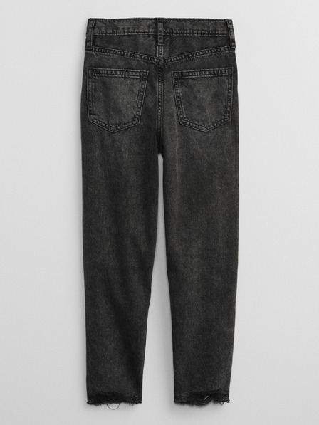 GAP Detské džínsy mom black GAP
