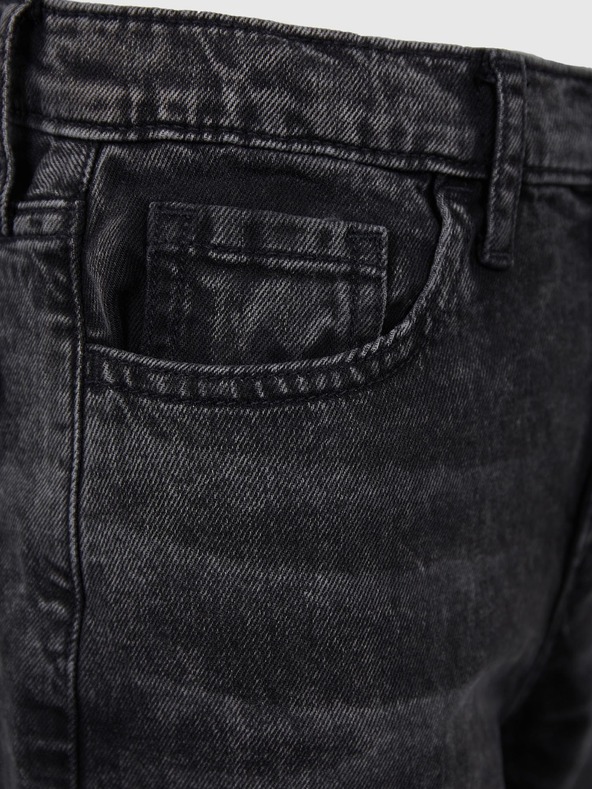 GAP Detské džínsy mom black GAP