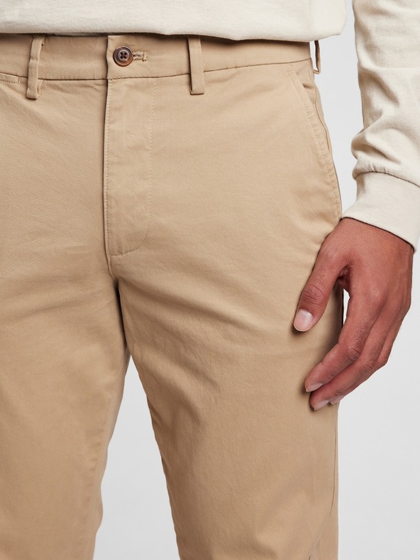 GAP Nohavice modern khaki in slim fit GapFlex GAP