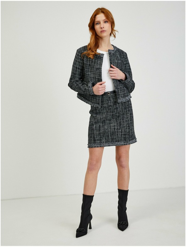 Orsay Šedé dámske tvídové sako ORSAY