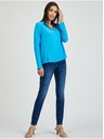 Orsay Modrá dámska blúzka ORSAY
