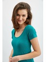 Orsay Zelené dámske základné tričko ORSAY