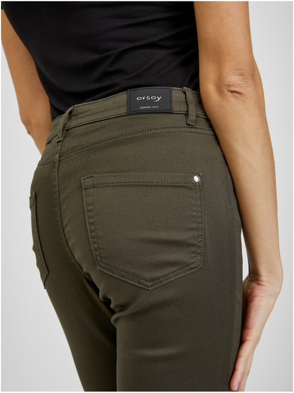 Orsay Khaki dámske nohavice ORSAY