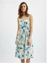Orsay Modré a krémové dámske kvetinové šaty ORSAY