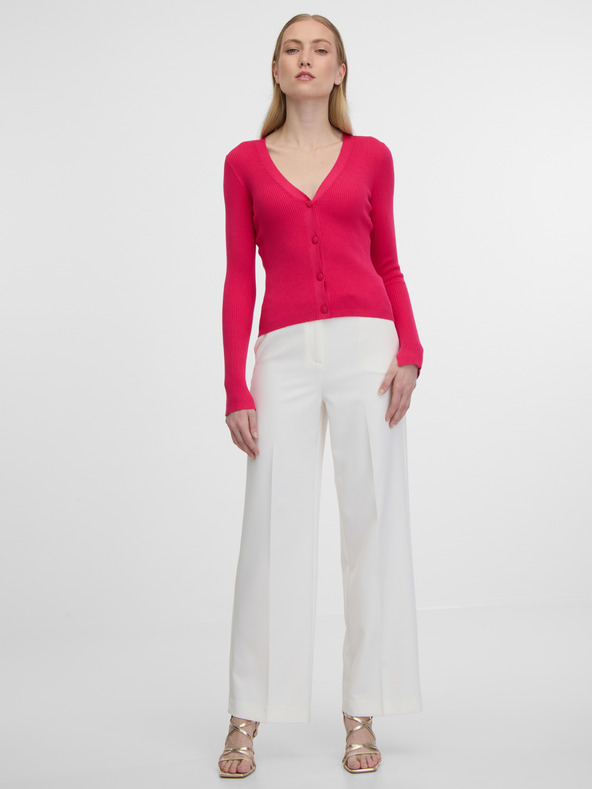 Orsay Tmavo ružový dámsky kardigan ORSAY