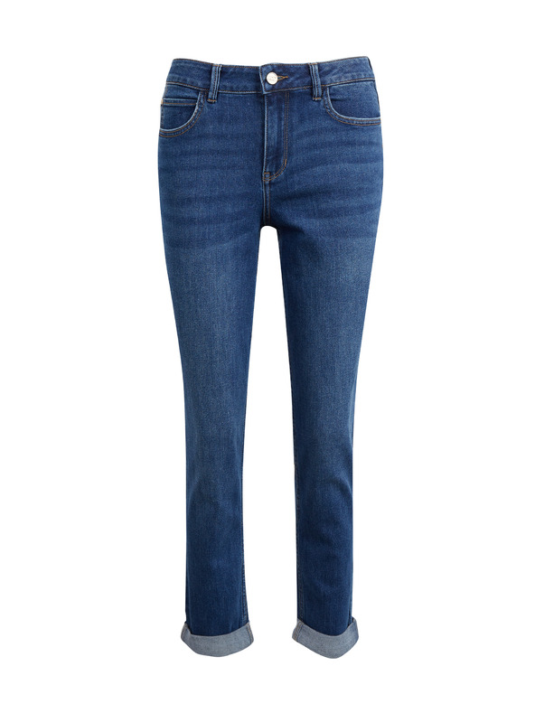 Orsay Tmavomodré dámske džínsy pre priateľov ORSAY