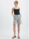 Orsay Svetlošedé dámske kockované šortky ORSAY