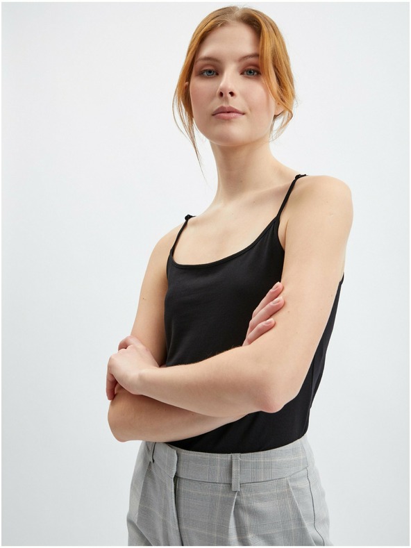 Orsay Svetlošedé dámske kockované šortky ORSAY