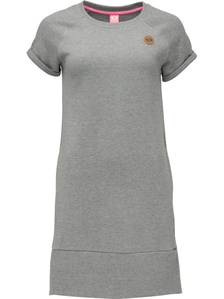 Loap LOAP ECZANA Šedé dámske šaty