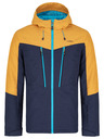 Loap Modro-žltá pánska lyžiarska bunda LOAP Lawrence