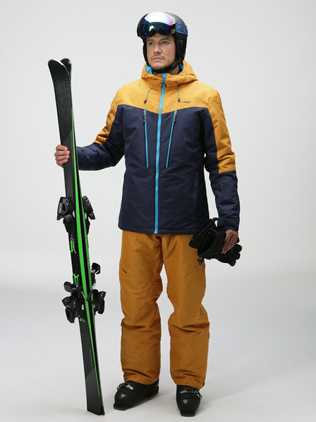 Loap Modro-žltá pánska lyžiarska bunda LOAP Lawrence