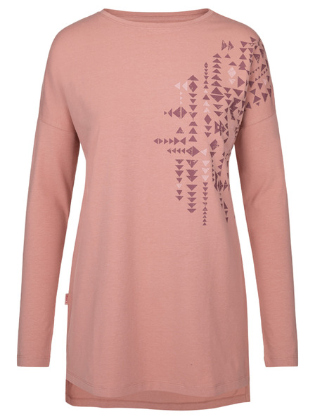 Loap Svetloružová dámska košeľa LOAP Abvera