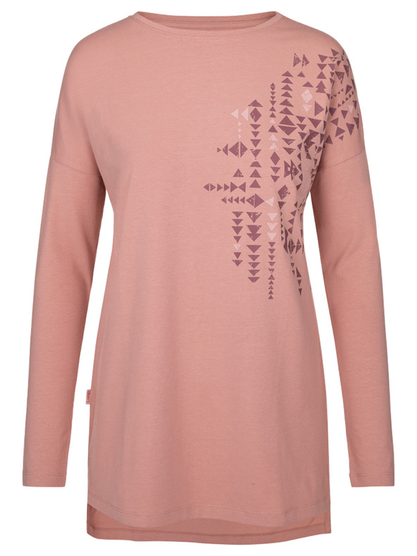 Loap Svetloružová dámska košeľa LOAP Abvera