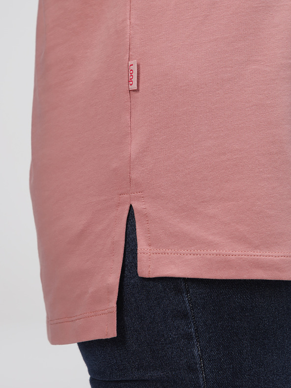 Loap Svetloružová dámska košeľa LOAP Abvera