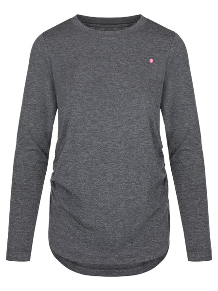 Loap Tmavosivá dámska košeľa LOAP Baxana