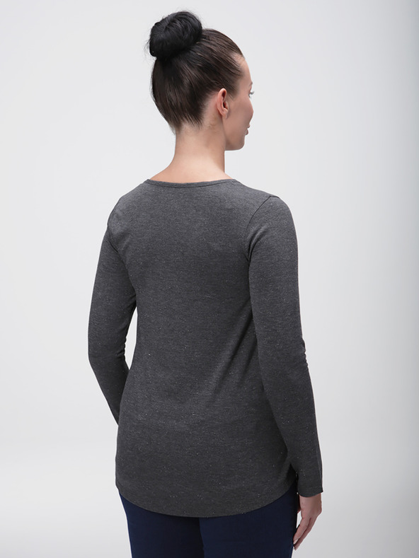 Loap Čierne dámske tričko LOAP Bavaxa