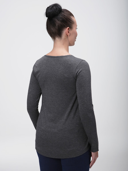 Loap Čierne dámske tričko LOAP Bavaxa