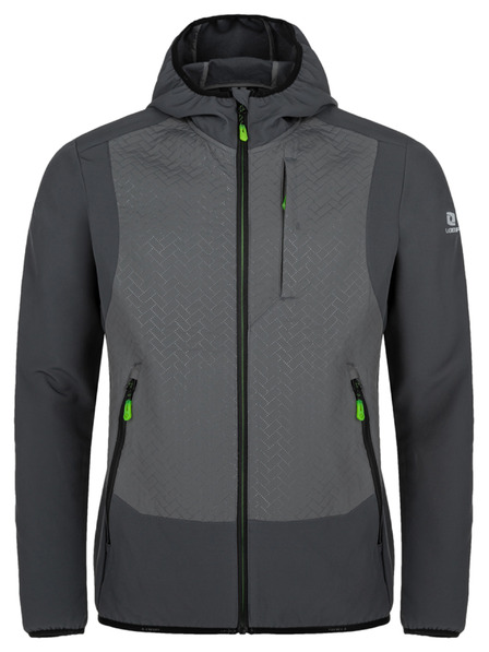 Loap Tmavosivá pánska športová bunda LOAP Urelon