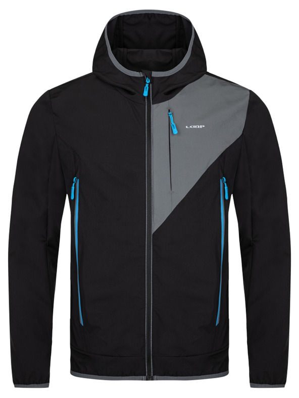 Loap Čierna pánska bunda LOAP Ural