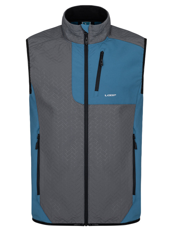 Loap Pánska modro-šedá bunda LOAP Urkel