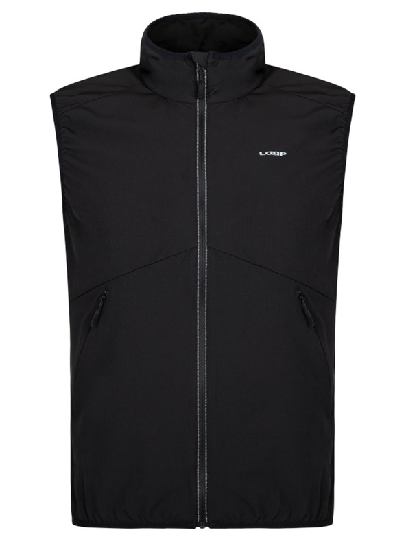 Loap Čierna pánska vesta LOAP Urylon