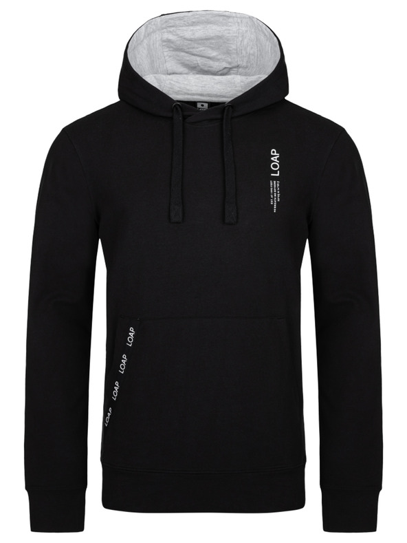 Loap Čierna pánska mikina LOAP EWONUL