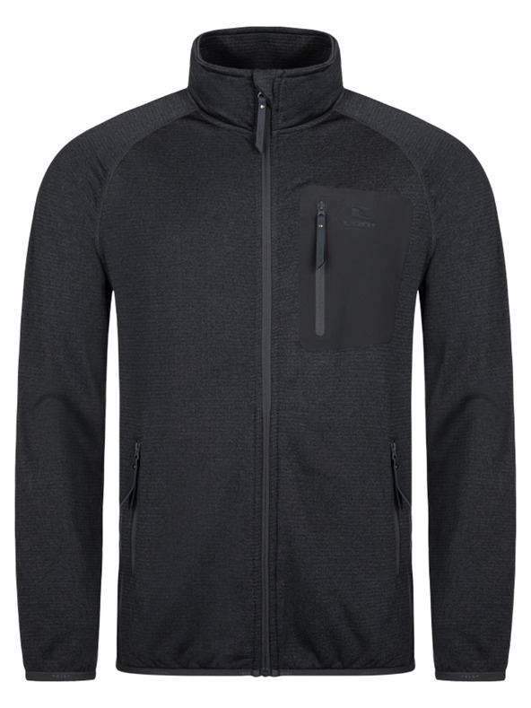 Loap Čierna pánska mikina LOAP MOTOL