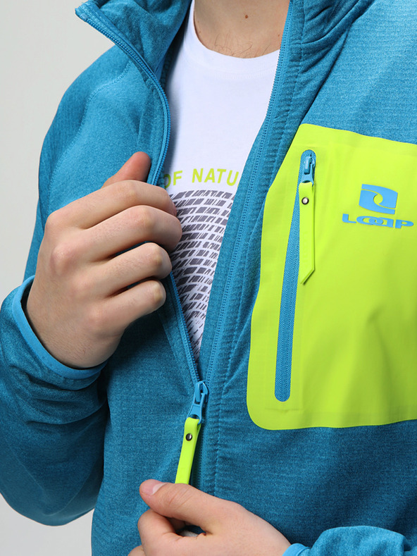 Loap Modrá pánska mikina LOAP MOTOL