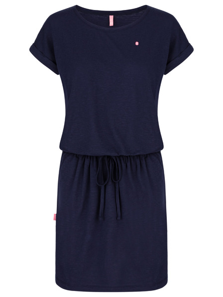 Loap Tmavomodré dámske letné šaty LOAP BLADANA