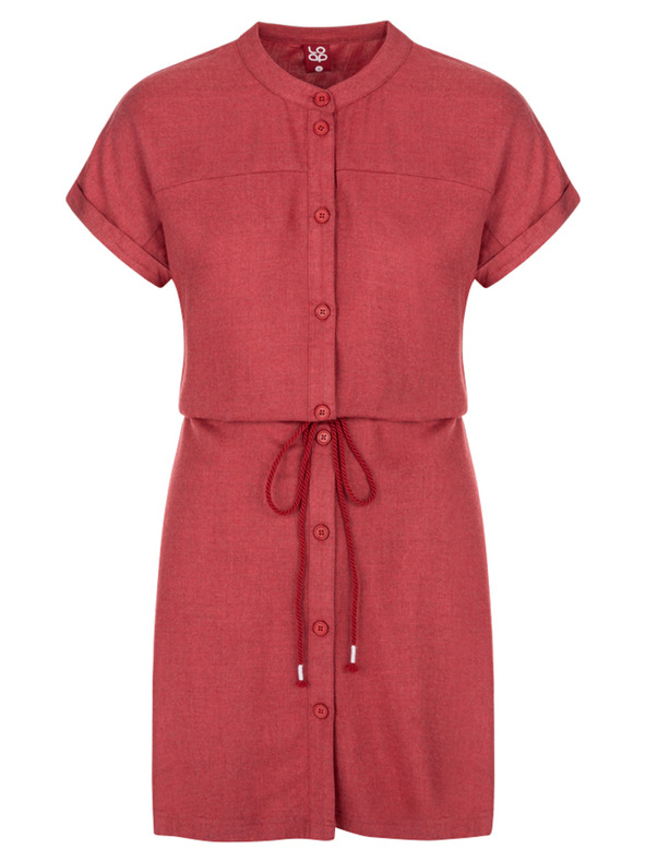 Loap Červené dámske letné šaty LOAP NELLA